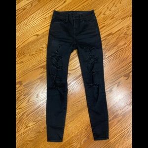 Black Ripped Skinny Jeans